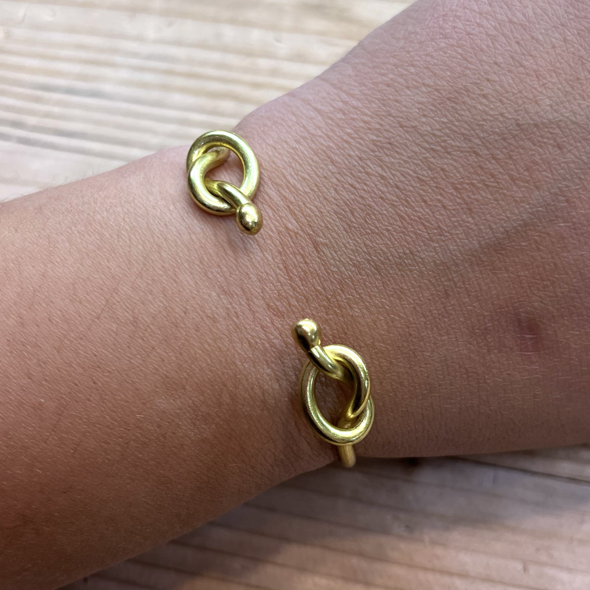 braccialetto creativo dorato originale gioielli e idee regalo
